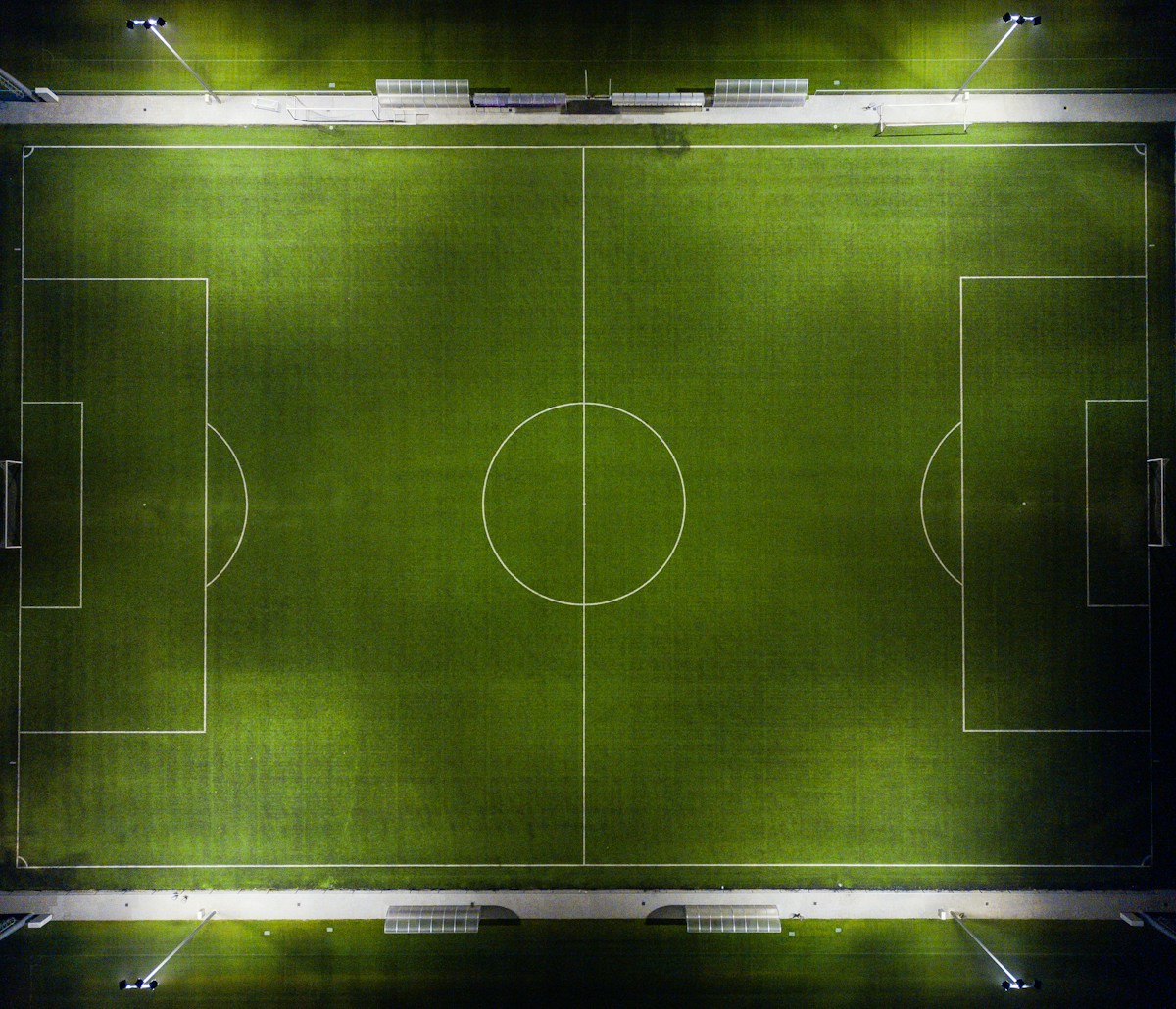 Professional football pitch turf maintenance in UAE