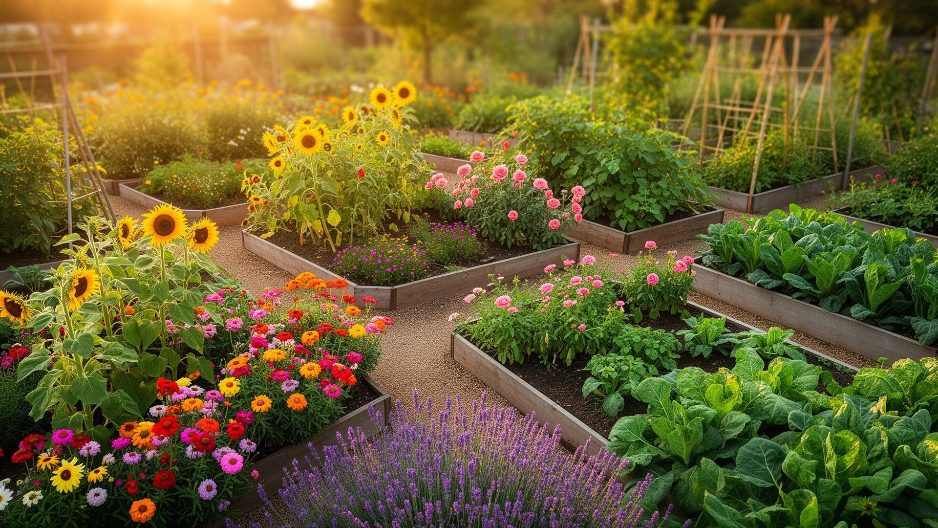 Beautiful UAE garden landscape
