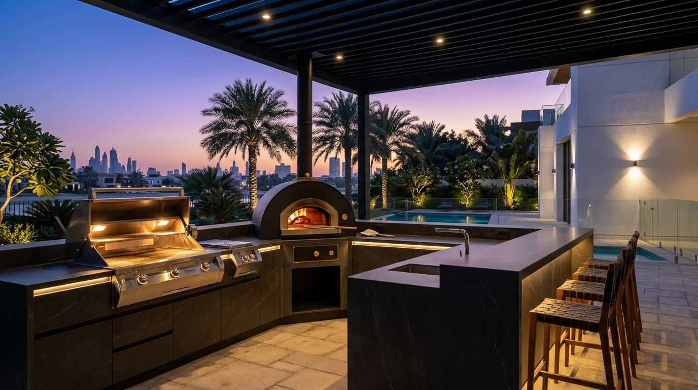 Luxury Outdoor Kitchens and BBQ Stations